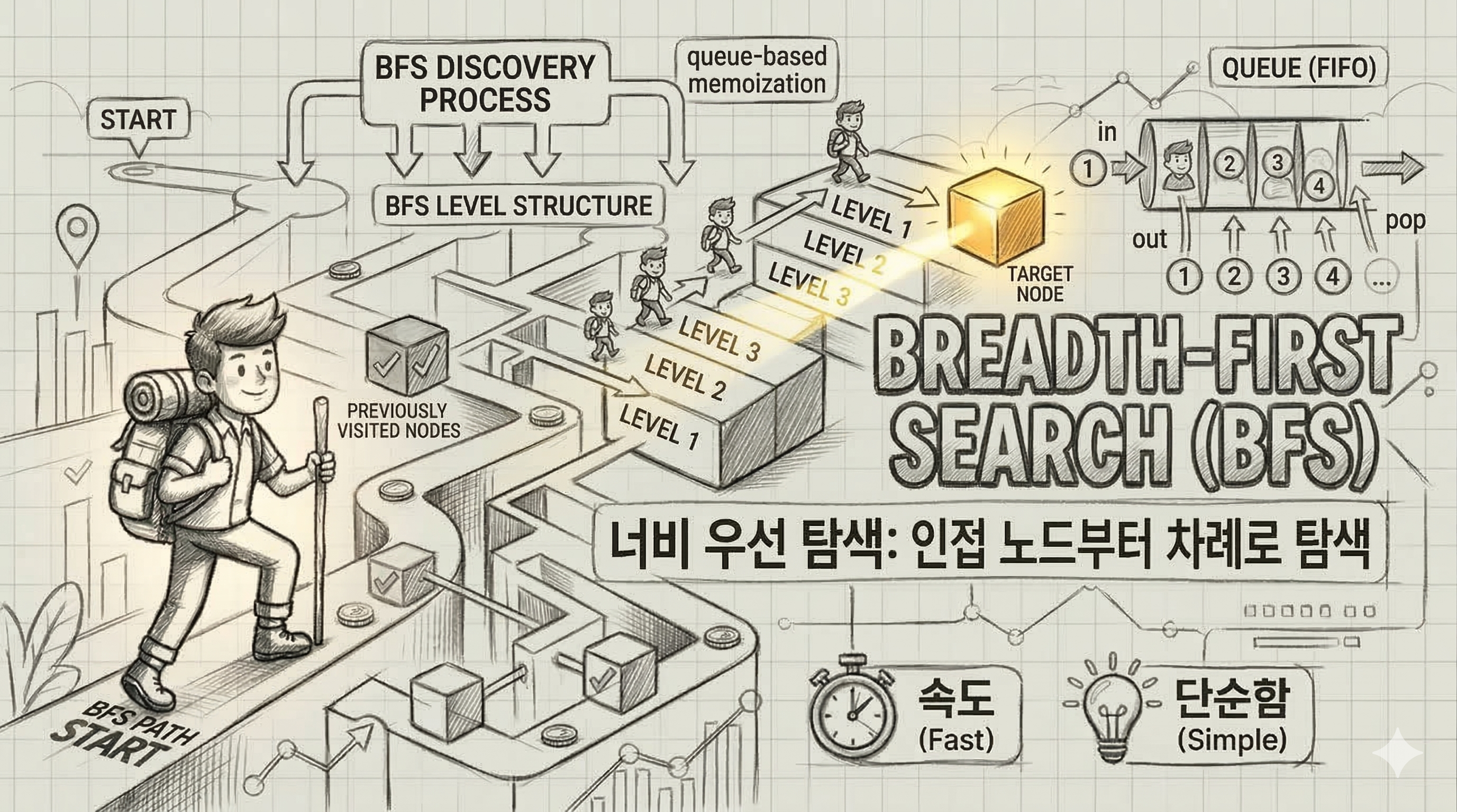 [알고리즘 Deep Dive #5] BFS 완전 정복: 숨바꼭질 시리즈로 배우는 BFS의 모든 것