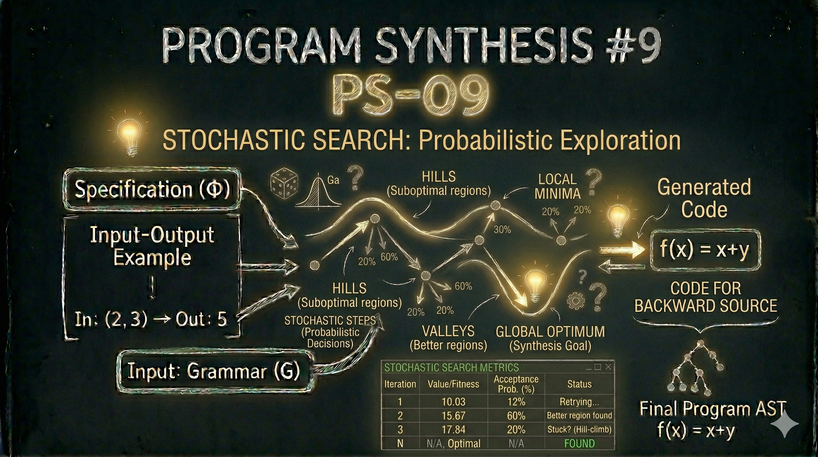 [Program Synthesis #9] Stochastic Search: 확률로 프로그램을 찾는 방법