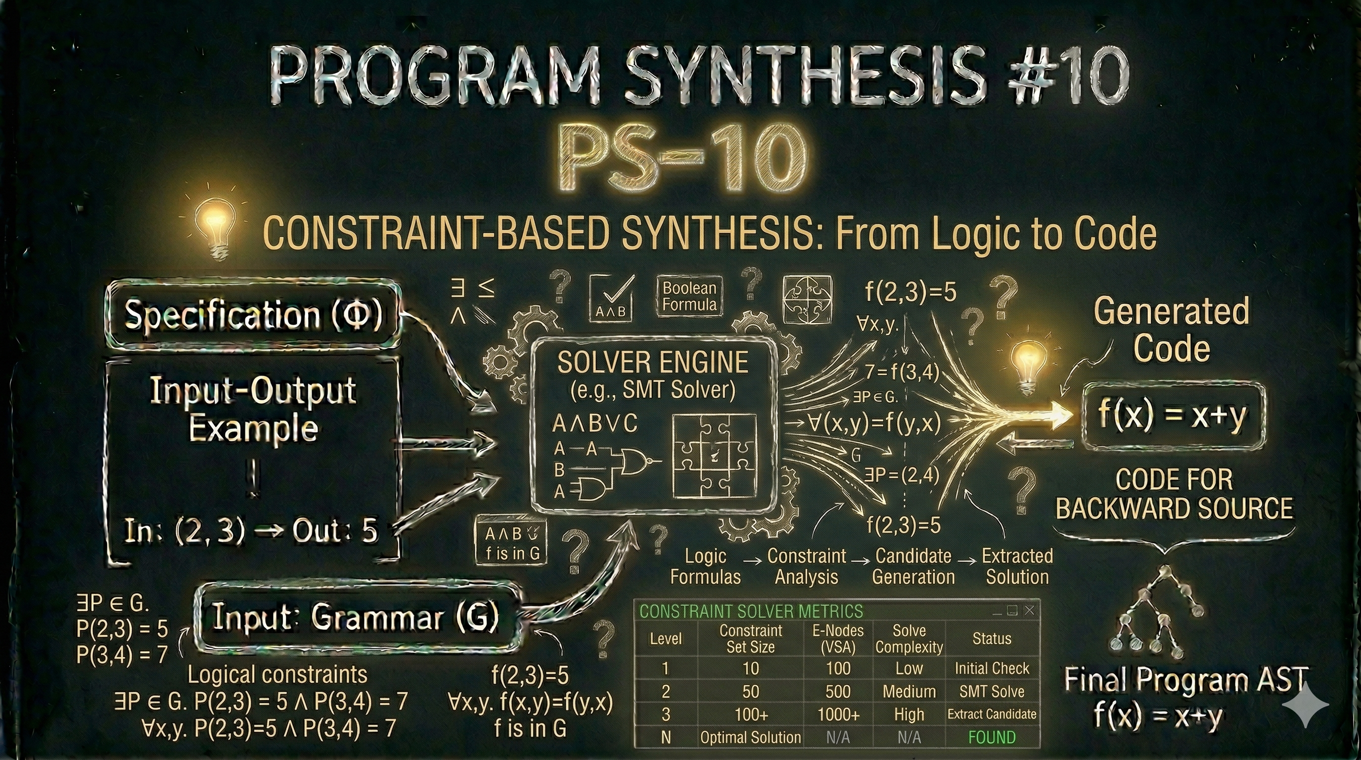 [Program Synthesis #10] Constraint-Based Synthesis: 논리로 프로그램을 만드는 방법