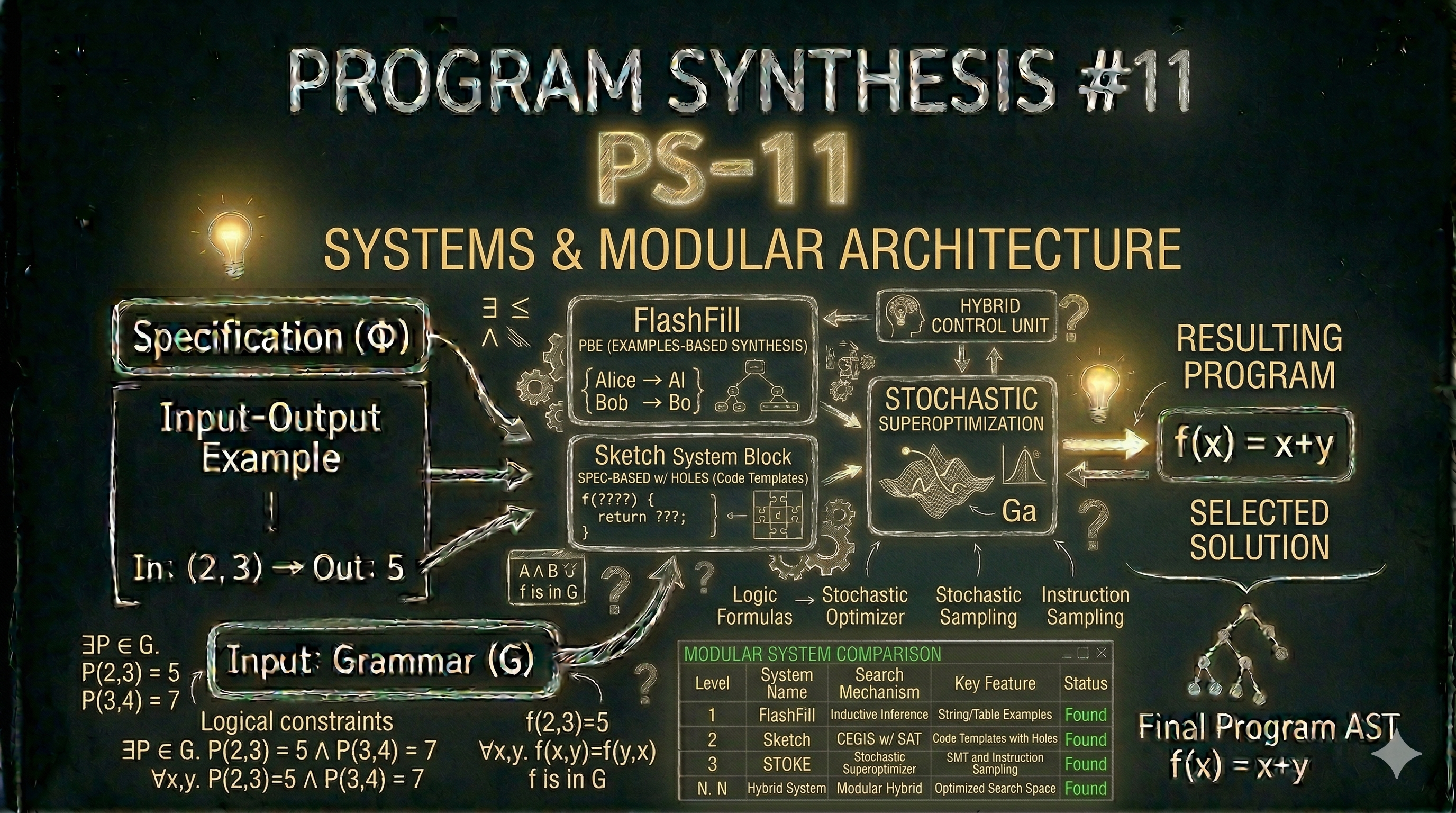 [Program Synthesis #11] 실제 시스템으로 보는 Synthesis: FlashFill, Sketch, STOKE
